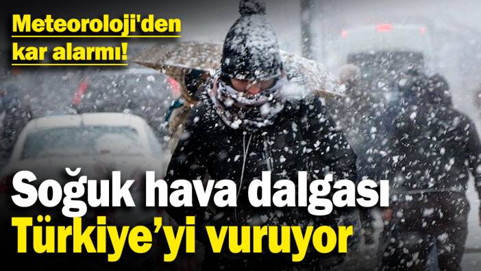 Meteoroloji’den kar alarmı! Soğuk hava dalgası Türkiye’yi vuruyor (16 Ocak 2025)