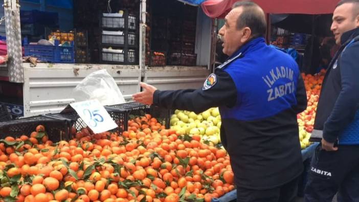 Samsun’da pazar yerlerine gramaj ve etiket denetimi
