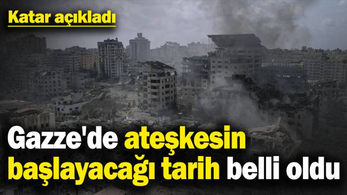 Son dakika... Katar Dışişleri Bakanlığı: Gazze'de ateşkesin yarın başlayacak