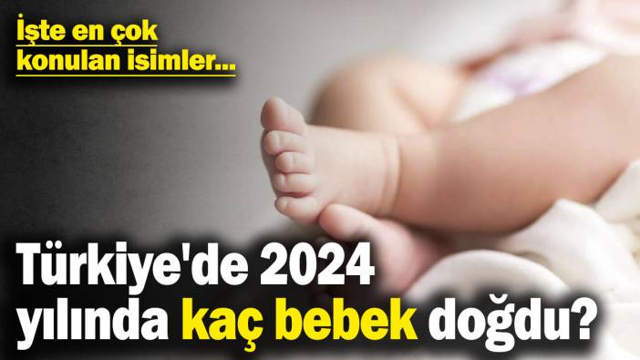 Ali Yerlikaya paylaştı: 2024'te bebeklere en çok konulan isimler belli oldu