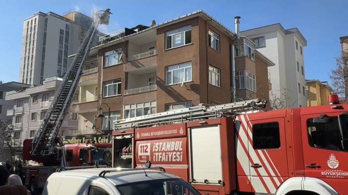 İstanbul Maltepe'de 3 katlı binanın çatı katında yangın: 1 ölü