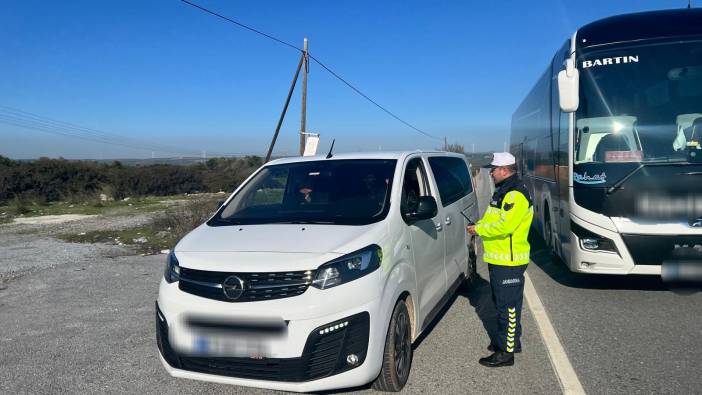 Jandarmadan mikro İHA ile hava destekli trafik denetimi