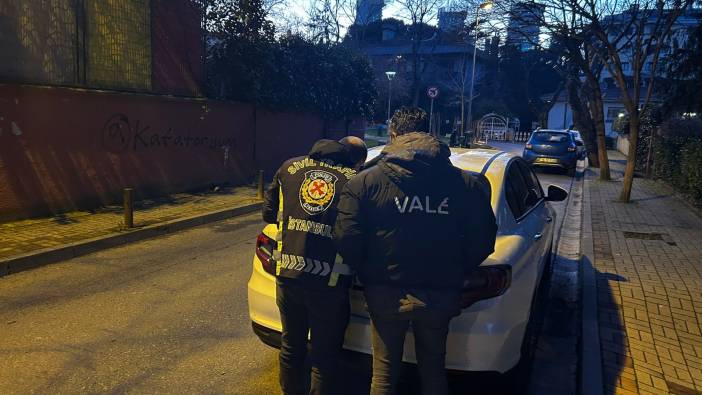 Beşiktaş'ta vale denetimi! 1 firari yakalandı