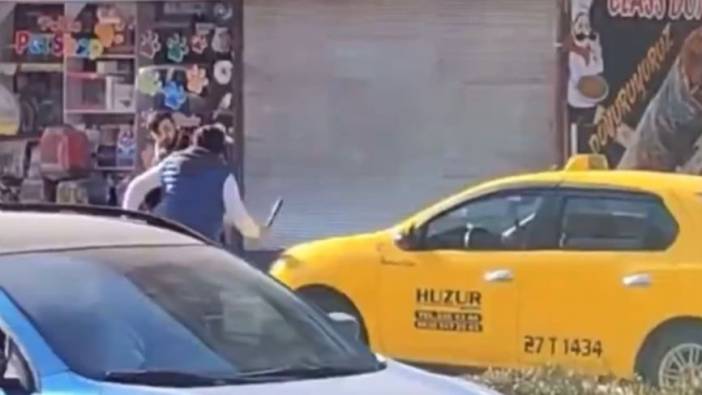 Gaziantep’te dehşet! Taksiciye aracında meydan dayağı atıldı