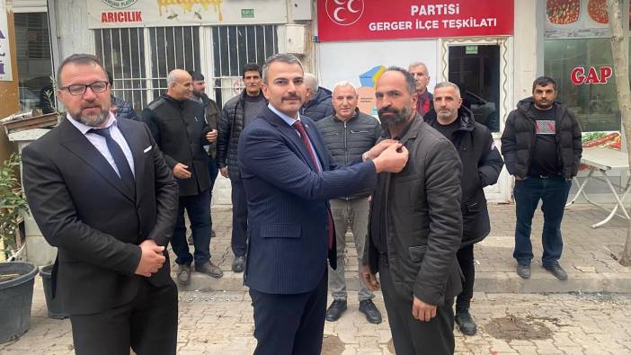 İyi Parti Gerger ilçe teşkilatı istifa edip MHP’ye geçti