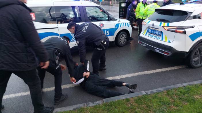 Samsun'da film gibi kovalamaca! Çaldığı araçla kaçan hırsız yakalandı