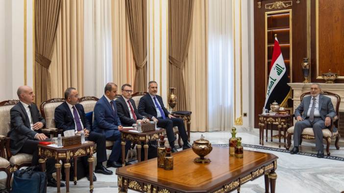 Fidan, Irak Temsilciler Meclisi Başkanı Meşhedani ile görüştü
