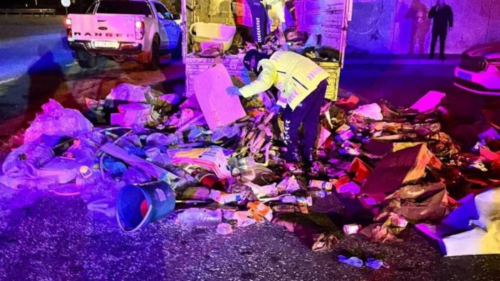 Çöp kamyonunda 1,5 kilo uyuşturucu