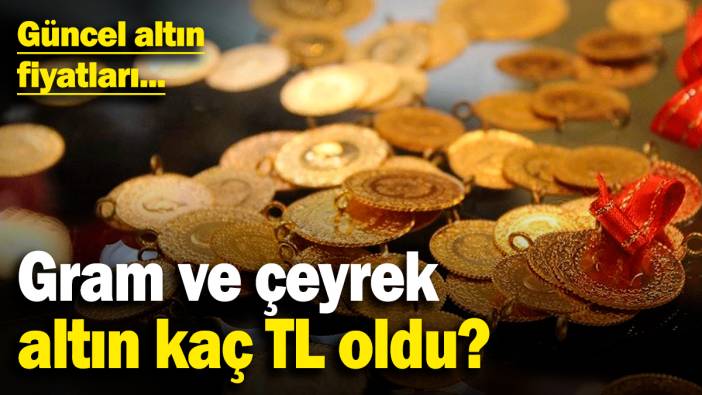 Gram ve çeyrek altın kaç TL oldu? Güncel altın fiyatları (29 Ocak 2025)