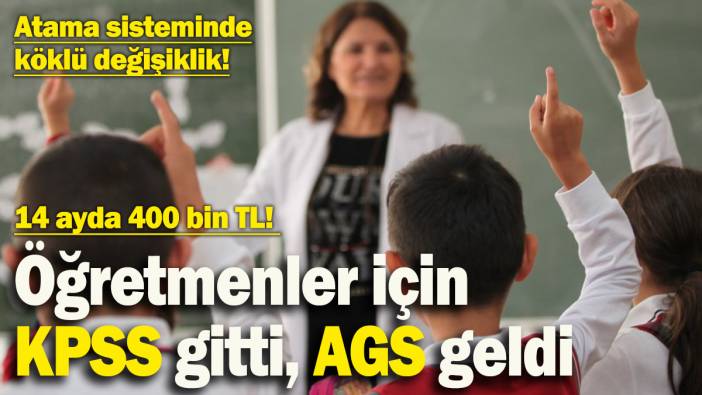 14 ayda 400 bin TL alacaklar! Öğretmenler için KPSS sona erdi: Yeni sistem nasıl olacak?