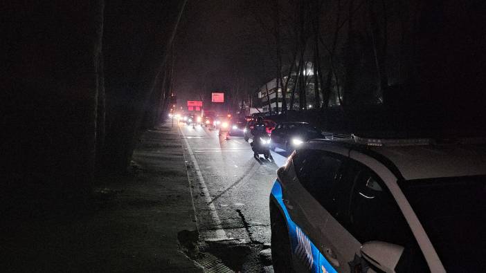 Sarıyer'de hız yapan sürücü aracıyla ormanlık alana uçtu: 1 yaralı