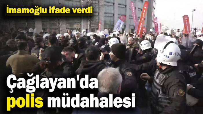 Son dakika... Çağlayan'da polis müdahalesi