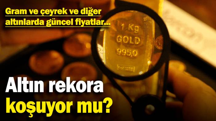 Altın rekora koşuyor mu? Gram ve çeyrek altın kaç TL? (2 Şubat 2025)