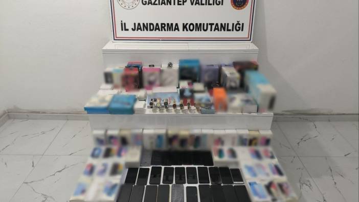 Gaziantep'te kaçak elektronik eşya ele geçirildi