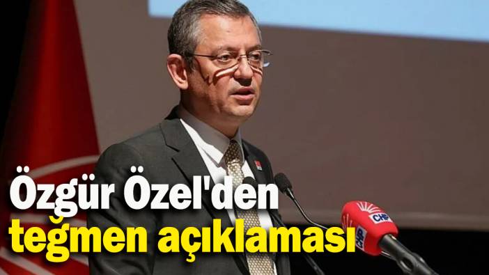 Özgür Özel'den  teğmen açıklaması