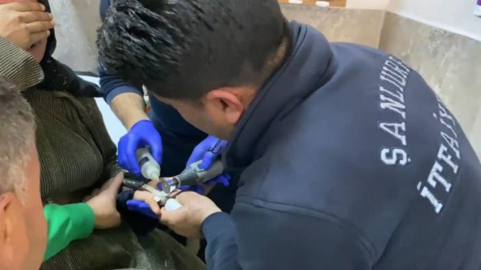 İtfaiyeden yüzük operasyonu