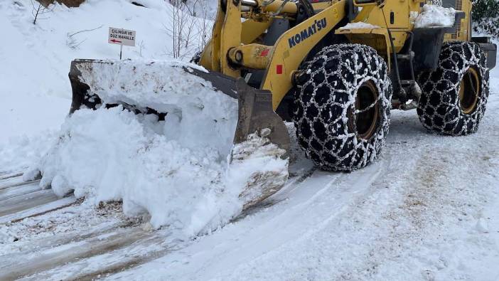 Kar Giresun’da 432 köy yolunu ulaşıma kapattı