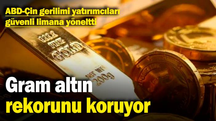 Gram altın rekorunu koruyor! ABD-Çin gerilimi yatırımcıları güvenli limana yöneltti (7 Şubat 2025)