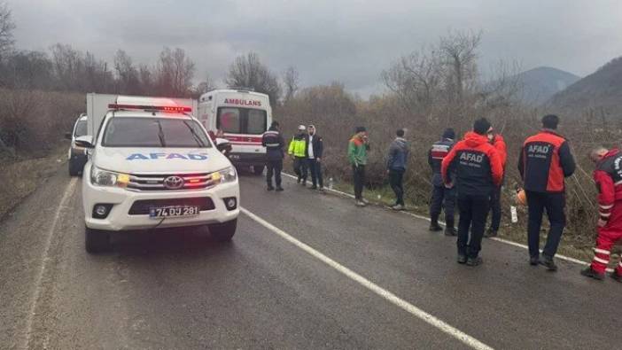 Bartın’da kaza! Otomobil şarampole uçtu: 2 yaralı