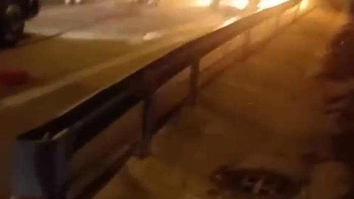 Otomobil alevlere teslim oldu