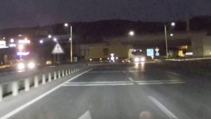 Ters yöne giren tır faciaya davetiye çıkardı