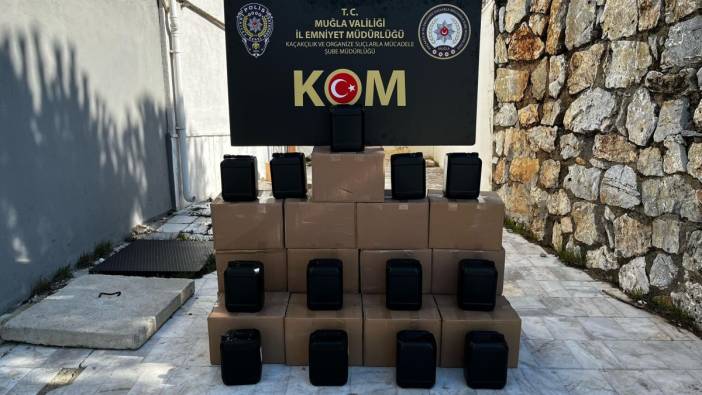 Muğla’da kaçak alkole geçit yok! 1 şüpheliye işlem başlatıldı