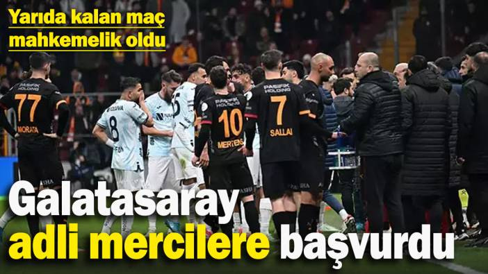 Galatasaray'dan Adana Demirspor maçı için açıklama: 'Başvuru yapıldı'