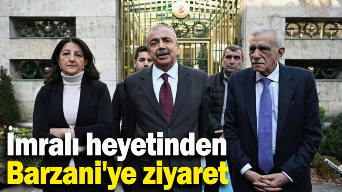 İmralı heyetinden Barzani'ye ziyaret