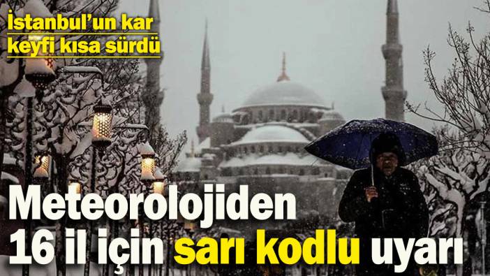 İstanbul’un kar keyfi kısa sürdü! Güneş kendini gösterdi: 17 Şubat’a dikkat!