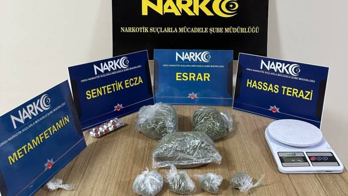 Ordu’da uyuşturucu operasyonu! 3 kişi tutuklandı