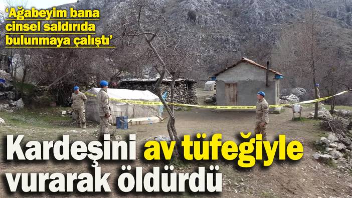 Kardeşini av tüfeğiyle vurarak öldürdü: ‘Ağabeyim bana cinsel saldırıda bulunmaya çalıştı’