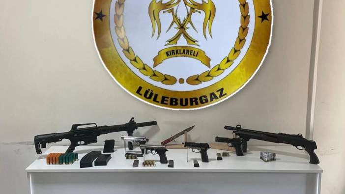 Kırklareli’nde sosyal medyadan silah paylaşımı yapan şüpheliler yakalandı