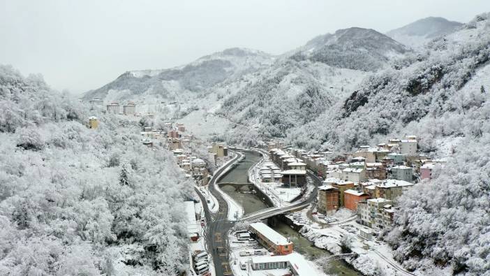 Giresun'un Dereli ilçesinde eğitime kar engeli