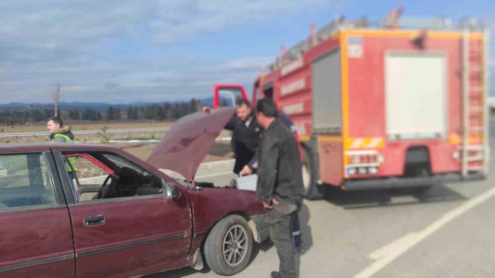 Çanakkale’de kaza! TIR ile otomobil çarpıştı: 1 yaralı