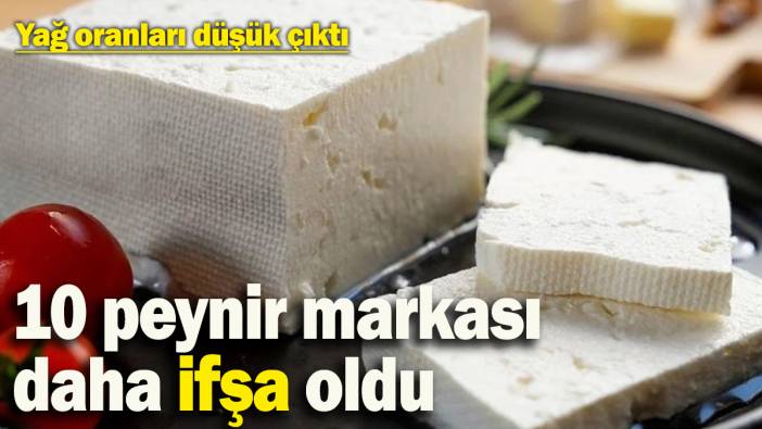 10 peynir markası daha ifşa oldu! Yağ oranları düşük çıktı