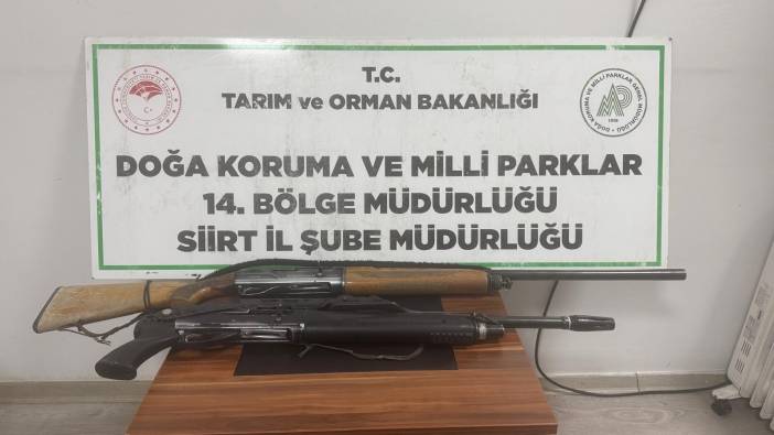 Siirt’te kaçak avcılığı yapanlara 30 bin lira para cezası