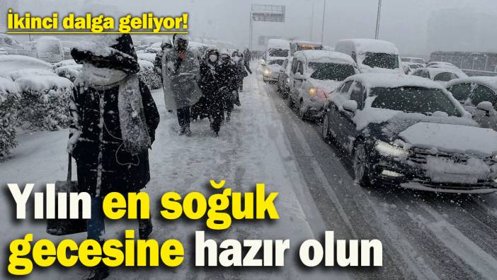 Yılın en soğuk gecesine hazır olun! İstanbul'da ikinci dalga geliyor