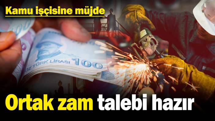 Kamu işçisine müjde! Ortak zam talebi hazır