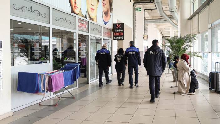 Sakarya otogarında sigara ve temizlik denetimi