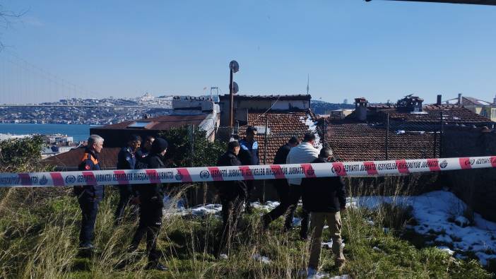 Beşiktaş’ta toprak kayması sonucu 3 ev hasar gördü