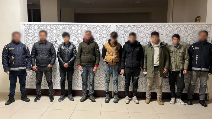 Bayburt’ta 7 kaçak göçmen ve 3 organizatör yakalandı