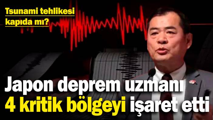 Japon deprem uzmanı 4 kritik bölgeyi işaret etti! Riskli illeri sıraladı: Tsunami tehlikesi kapıda mı?