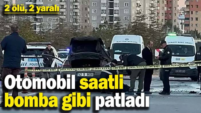 Otomobil saatli bomba gibi patladı! 3 aylık bebek öldü, anne-baba ağır yaralı