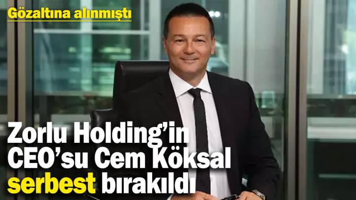 Gözaltına alınmıştı: Zorlu Holding’in CEO’su Cem Köksal serbest bırakıldı