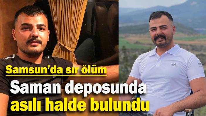 Saman deposunda asılı halde bulundu