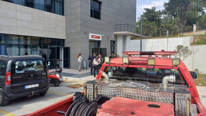 Marmaris devlet hastanesinde yangın! Elektrik kabloları alev aldı