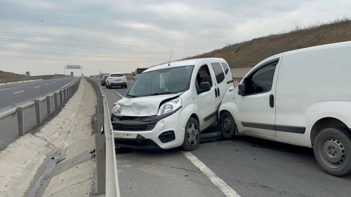 Tekirdağ'da trafik kazası! 3 kişi yaralandı