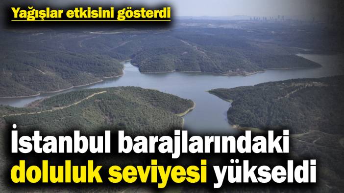 İstanbul barajlarındaki doluluk seviyesi yükseldi! Yağışlar etkisini gösterdi