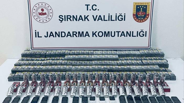 Şırnak’ta jandarma 4 milyon 571 bin TL’lik kaçakçılığı önledi