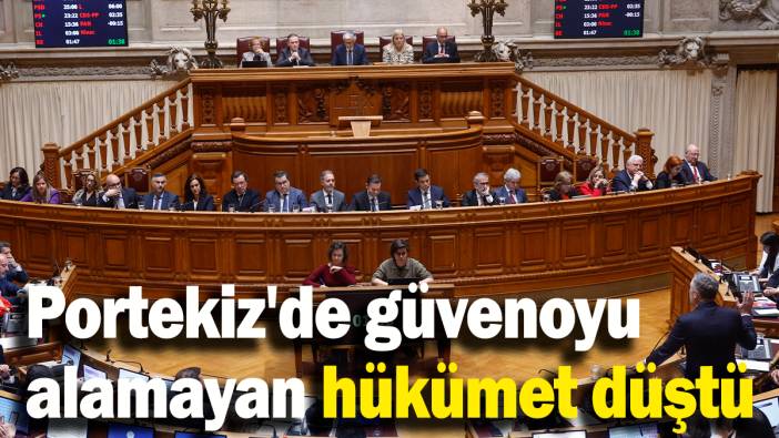 Portekiz'de güvenoyu alamayan hükümet düştü